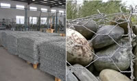 Woven Wire Cages for Gabion Building